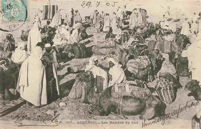 AK / Ansichtskarte  Oran_Algerie Les Marchés du Sud