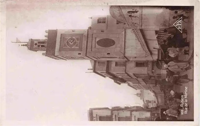 AK / Ansichtskarte  ALGER_Algier_Algerie Rue de la Marine