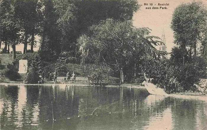 AK / Ansichtskarte  Valenciennes_59_Nord Partie im Park Teich