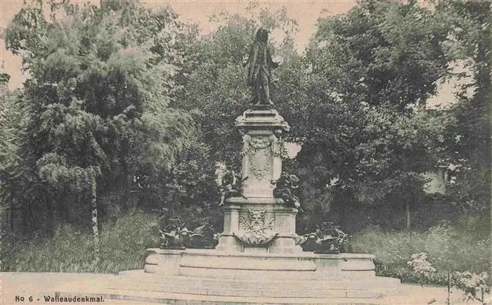AK / Ansichtskarte  Valenciennes_59_Nord Watteaudenkmal