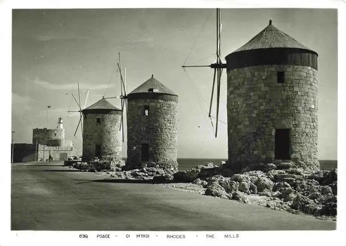 AK / Ansichtskarte  Rhodes__RHODOS_Greece The Mills