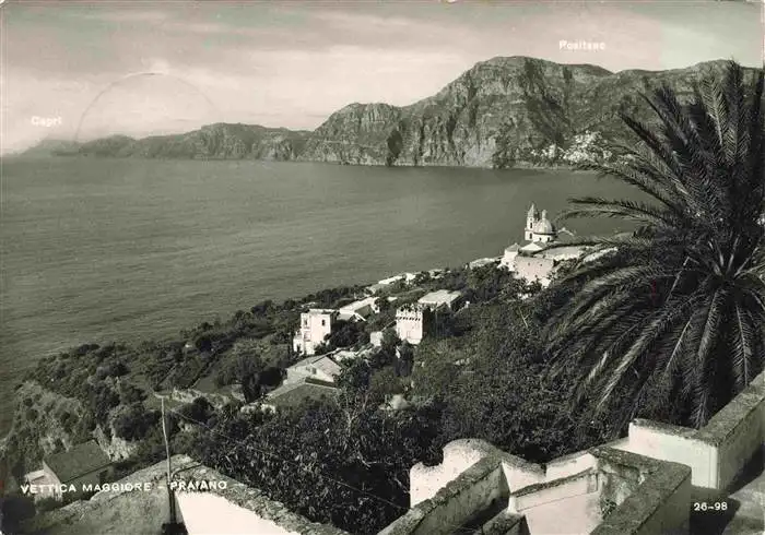 AK / Ansichtskarte 73964014 Praiano_Salerno_IT Panorama Amalfi Kueste