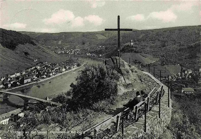 AK / Ansichtskarte  Cochem_Kochem_Mosel Pionierkreuz mit Burg