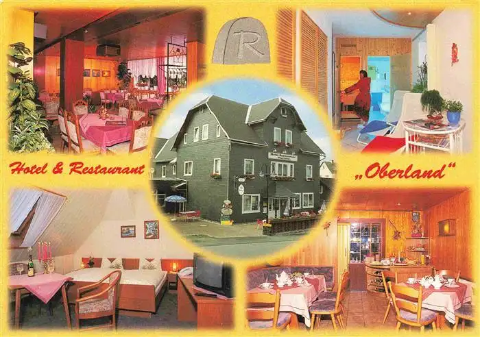 AK / Ansichtskarte 73964023 Neuhaus_Rennweg Hotel Restaurant Oberland