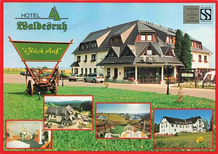 AK / Ansichtskarte 73964028 Lengefeld_Erzgebirge Hotel Waldesruh