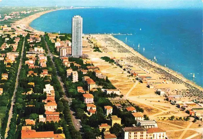 AK / Ansichtskarte  Cesenatico_IT Panorama dall aereo