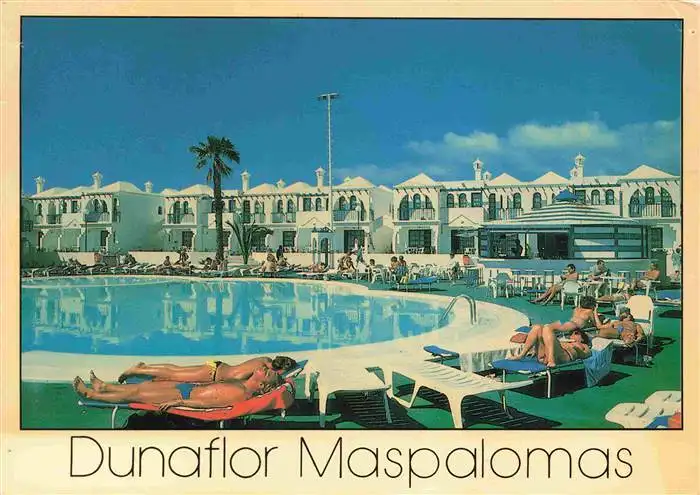 AK / Ansichtskarte  Maspalomas_Gran_Canaria_ES Bungalows Dunaflor Swimming Pool