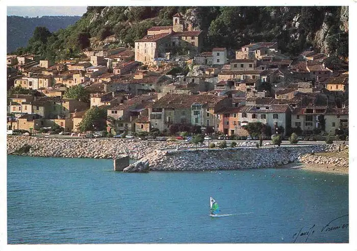 AK / Ansichtskarte  Bauduen Vue du Lac de Sainte Croix