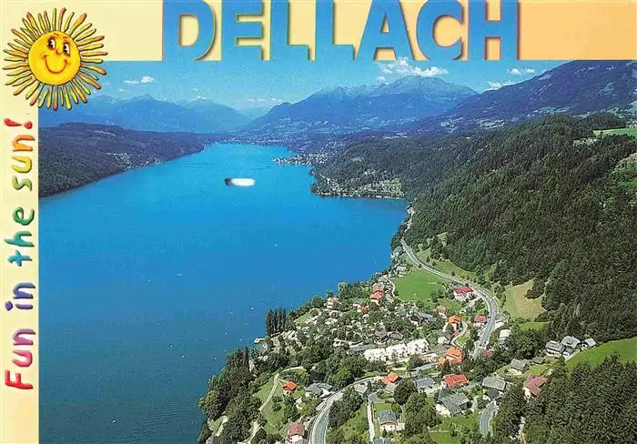 AK / Ansichtskarte  Dellach_Millstaettersee_Kaernten_AT Fliegeraufnahme