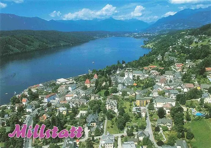 AK / Ansichtskarte  Millstatt_Millstaettersee_Kaernten_AT Fliegeraufnahme