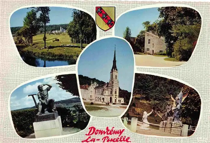 AK / Ansichtskarte  Domremy-la-Pucelle_88_Vosges La Basilique Maison natale de Jeanne Monument