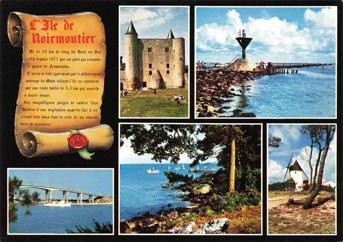 AK / Ansichtskarte  Ile_de_Noirmoutier Ses sites touristiques Pont Château