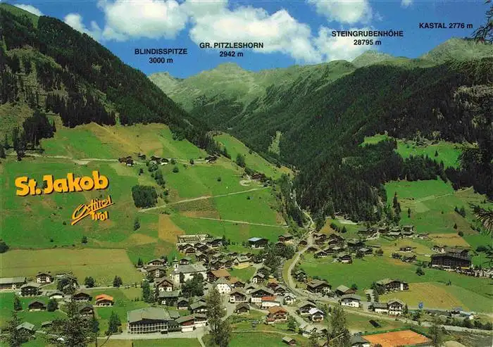 AK / Ansichtskarte 73964153 St_Jakob_Defereggen_Tirol_AT Panorama Wanderparadies Troyeralmtal Lasoerlinggruppe Zentralalpen