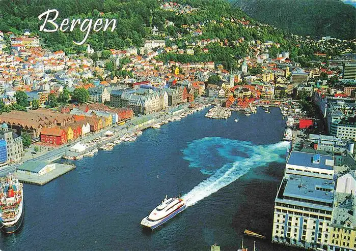 AK / Ansichtskarte 73964212 Bergen__Norge Hafen
