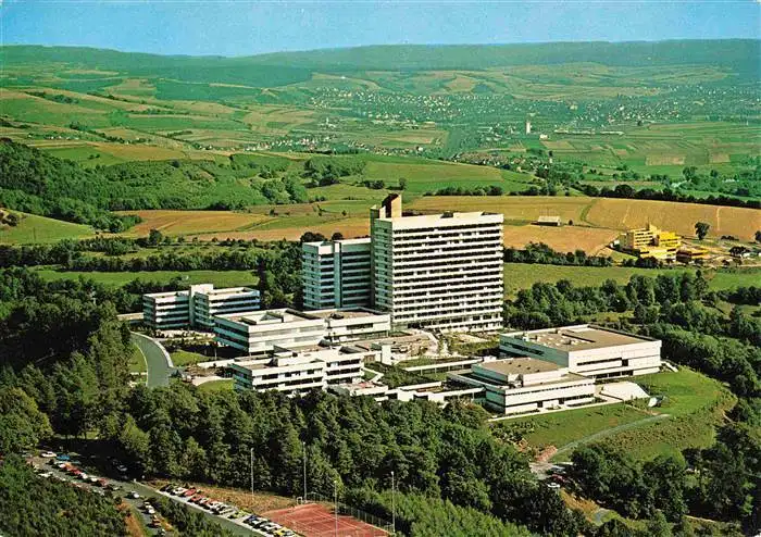 AK / Ansichtskarte 73964257 Rotenburg_Fulda Panorama Luftkurort Herz-Kreislaufzentrum Klinik