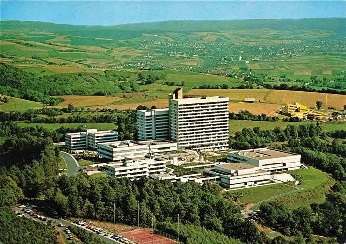 AK / Ansichtskarte  Rotenburg_Fulda Panorama Luftkurort Herz-Kreislaufzentrum Klinik