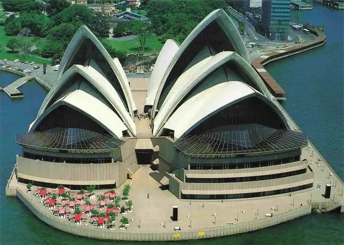 AK / Ansichtskarte  Sydney__NSW_Australia Aerial view of the Opera House