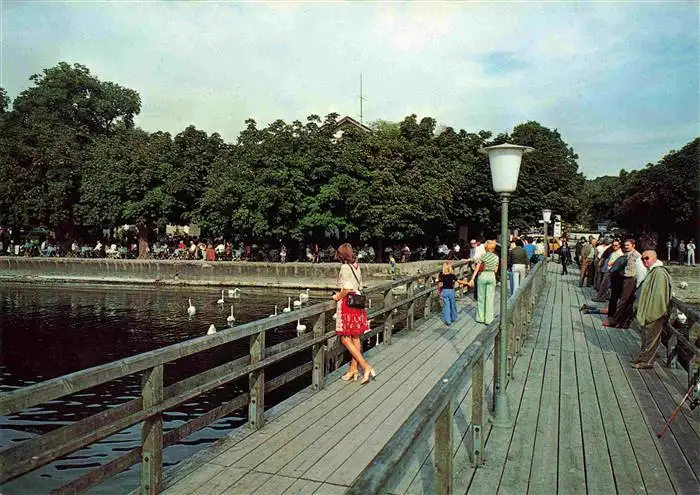 AK / Ansichtskarte  Herrsching_Ammersee Blick vom Dampfersteg