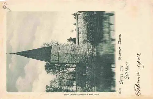 AK / Ansichtskarte  Solothurn_Soleure_SO Krummer Thurm