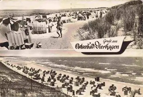 AK / Ansichtskarte  Dierhagen_Ostseebad Strandpartien