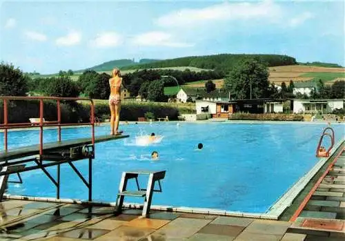 AK / Ansichtskarte  Uslar_Solling Schwimmbad Freibad