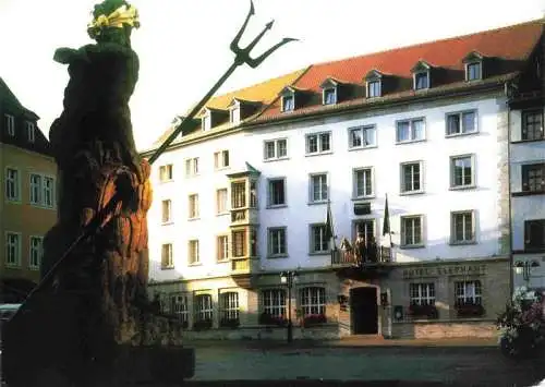 AK / Ansichtskarte 73964403 WEIMAR__Thueringen Hotel Elephant Denkmal Statue