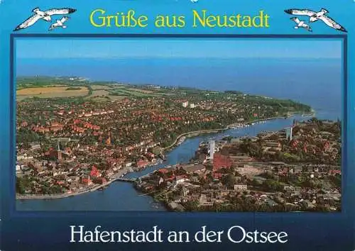 AK / Ansichtskarte 73964407 Neustadt_Flensburg Panorama Hafenstadt an der Ostsee