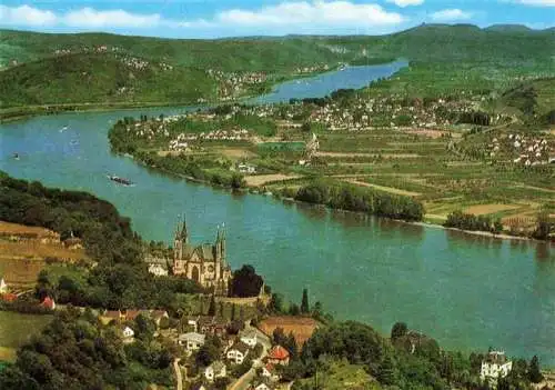 AK / Ansichtskarte 73964410 REMAGEN Panorama Siebengebirge am Rhein mit Apollinariskirche