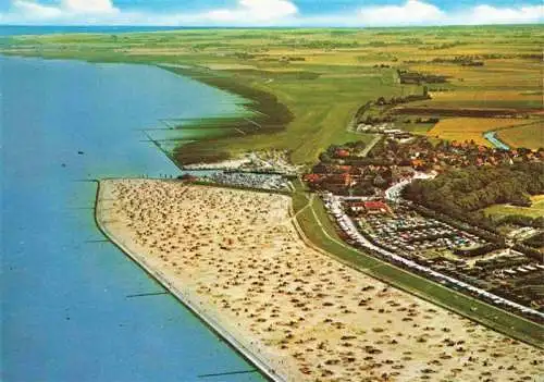 AK / Ansichtskarte  Neuharlingersiel Panorama Nordseekuestenbad Strand