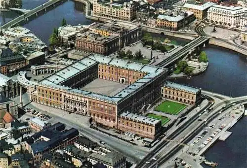 AK / Ansichtskarte 73964420 Stockholm__Sweden Slottet med Riksdagshuset Schloss