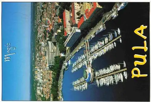 AK / Ansichtskarte 73964443 Pula_Pola_Croatia Panorama Hafen