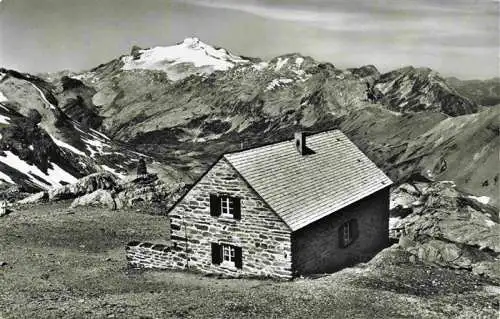 AK / Ansichtskarte  Wildstrubelhuette_3244m_BE mit Wildhorn und Rawilpass