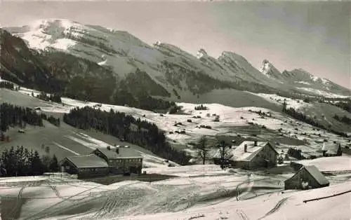 AK / Ansichtskarte  Wildhaus__SG Zwingliheim mit Churfirsten