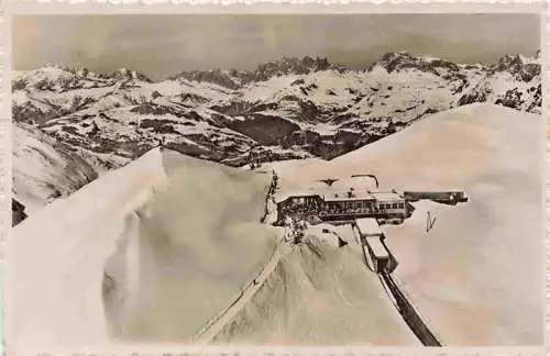 AK / Ansichtskarte  Weissfluhjoch_2663m_GR Fliegeraufnahme mit Blick zur Scesaplana