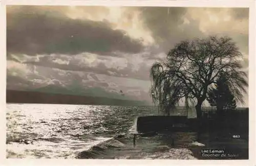 AK / Ansichtskarte  Lac_Leman_Genfersee_GE Coucher de Soleil
