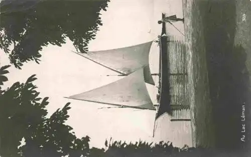 AK / Ansichtskarte  Lac_Leman_Genfersee_GE Segelboot