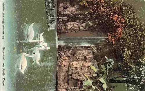 AK / Ansichtskarte  Neuchatel_NE Au Jardin Desor