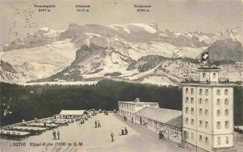 AK / Ansichtskarte  Etzel-Kulm_1098m_SZ mit Hotel Etzel Kulm