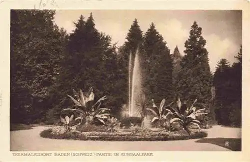 AK / Ansichtskarte  BADEN__AG Partie im Kursaalpark