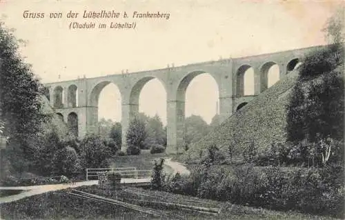 AK / Ansichtskarte 73964601 Luetzelhoehe_Frankenberg_Sachsen Viadukt im Luetzeltal