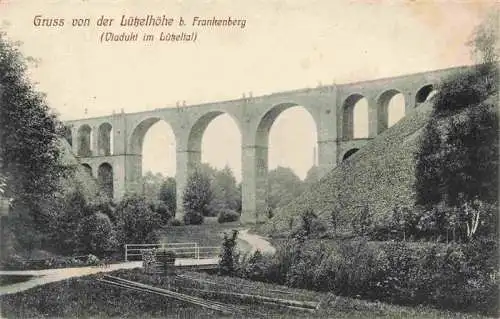 AK / Ansichtskarte  Luetzelhoehe_Frankenberg_Sachsen Viadukt im Luetzeltal