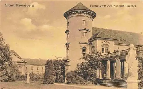 AK / Ansichtskarte  Rheinsberg_Brandenburg Partie vom Schloss mit Theater