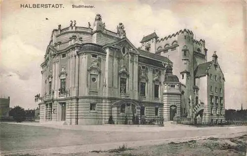 AK / Ansichtskarte  Halberstadt Stadttheater