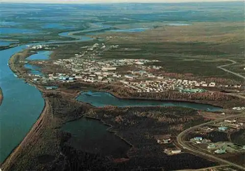 AK / Ansichtskarte  Inuvik Fliegeraufnahme