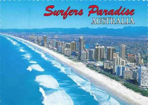 AK / Ansichtskarte 73964671 Surfers_Paradise_Gold_Coast_Queensland_Australia Aerial view of the Gold Coast