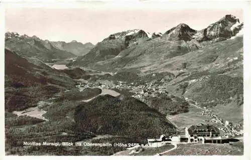 AK / Ansichtskarte  Muottas_Muragl_Muottas_Murail_2453m_GR Blick ins Oberengadin