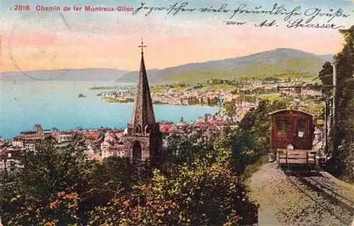 AK / Ansichtskarte  Montreux__VD Chemin de fer Montreux_Glion