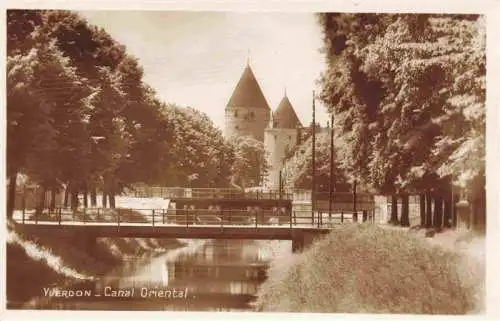 AK / Ansichtskarte  Yverdon-les-Bains_VD Canal Oriental