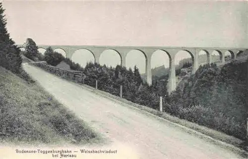 AK / Ansichtskarte  Herisau_AR Bodensee Toggenburgbahn Weissbachviadukt