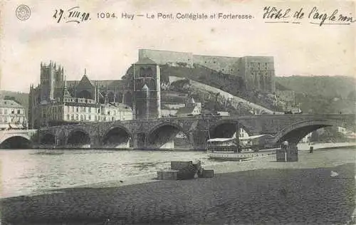 AK / Ansichtskarte  Huy_Belgie Le Pont Collegiale et Forteresse